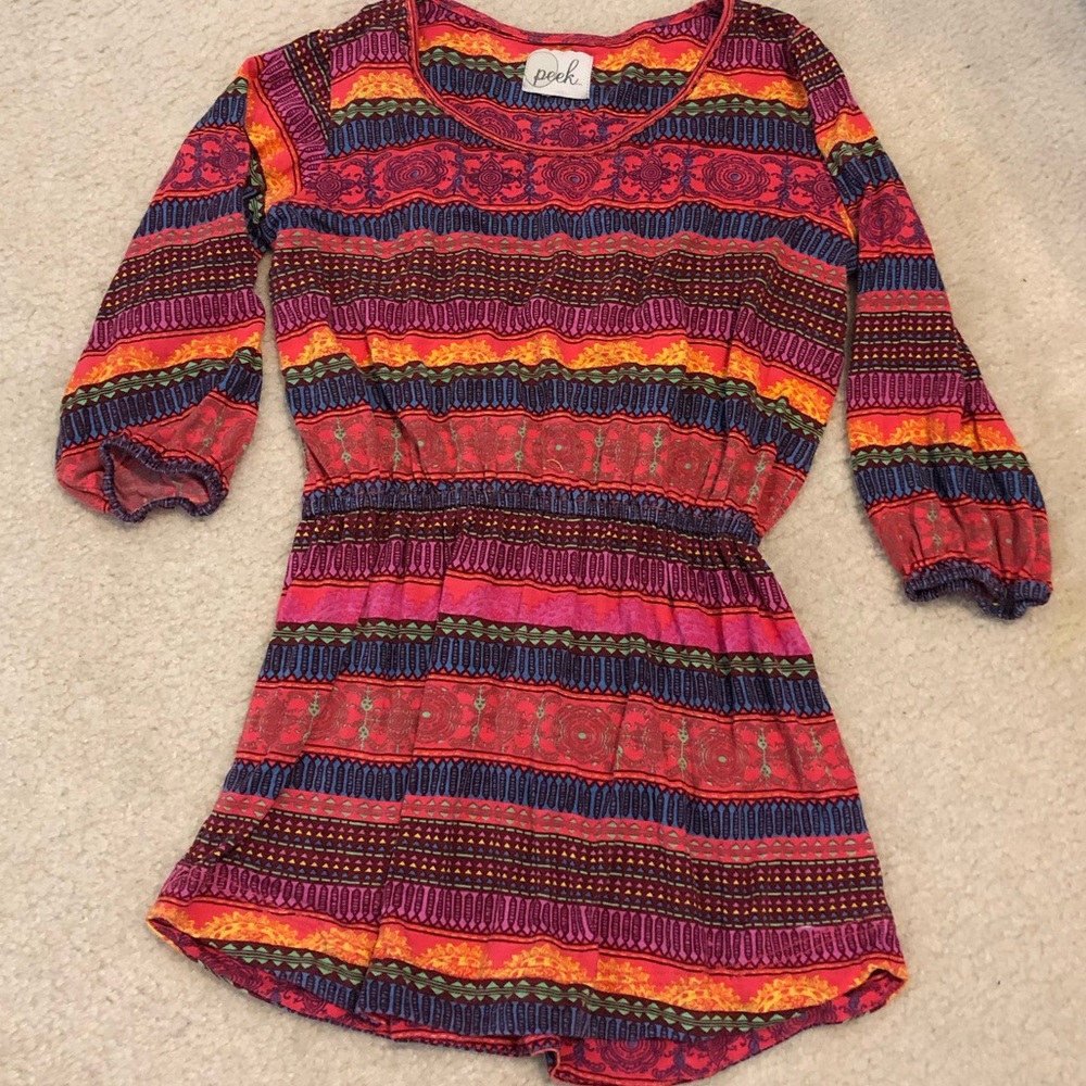 Peek tunic & pullover sweater with hood